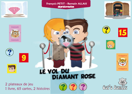 Le Vol Du Diamant Rose Jeu Cree Par Francois Petit Et Romain Allais Sur La Comprehension De Texte